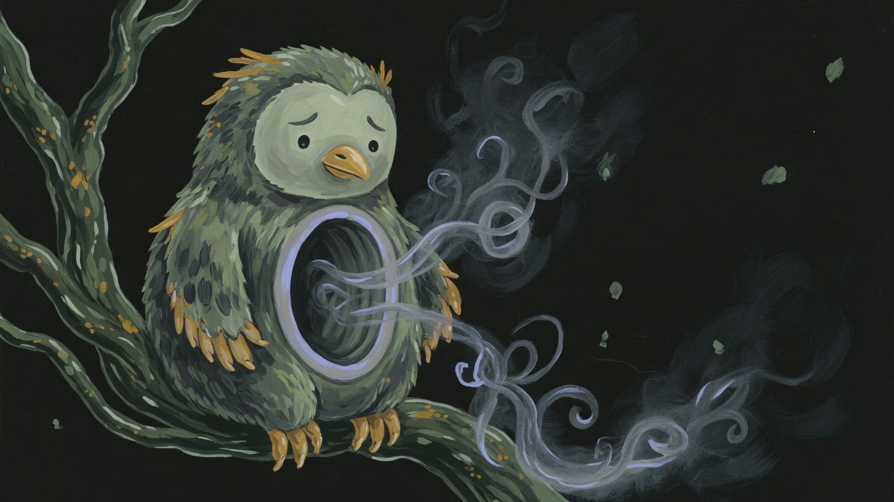 Grief Eater — folk art illustration